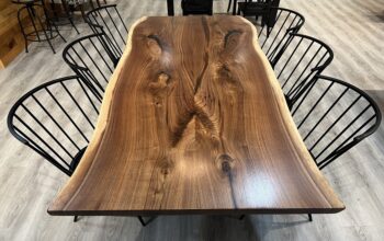 Dining room live edge table