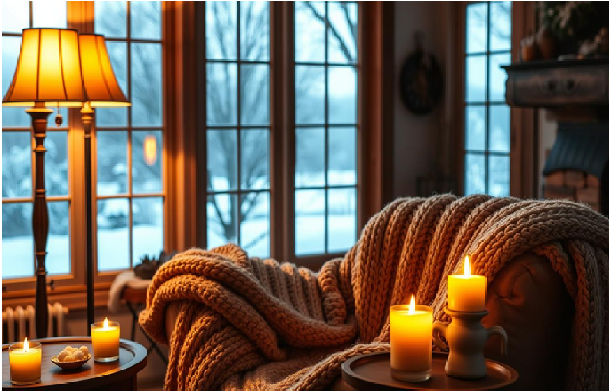 How to Create Cozy Winter Nights with Candles and Soft Lighting