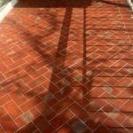 Terracotta flooring tiles