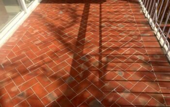 Terracotta flooring tiles
