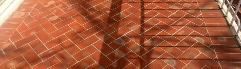 Terracotta flooring tiles